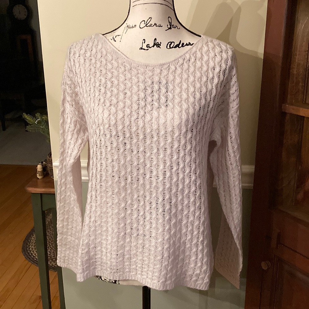 The Limited cream boatneck sweater